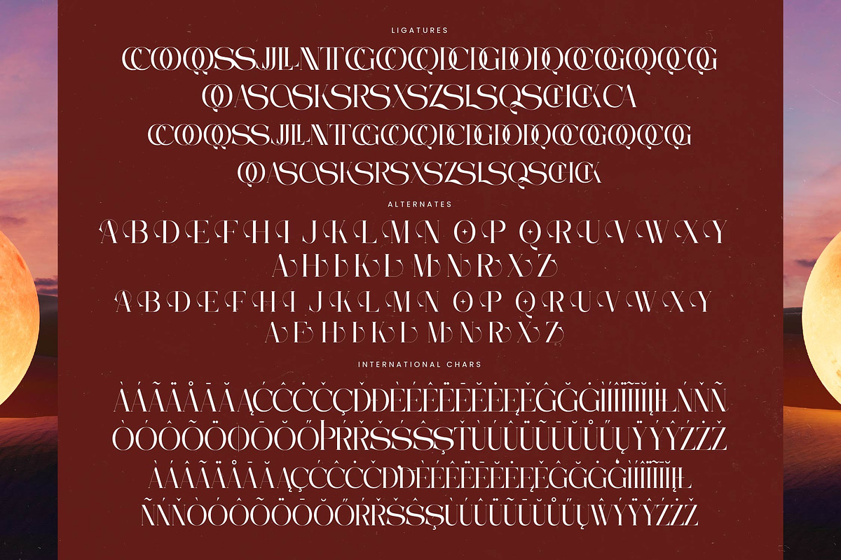 Moonlit Charm Modern Display Serif, a Serif Font by timelesstype.co (Photo 19 of 20)