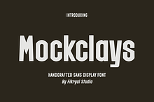 Mockclays – Handcrafted Sans Display