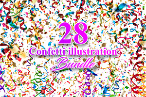Confetti, a Decorative Illustration by Digital Studio