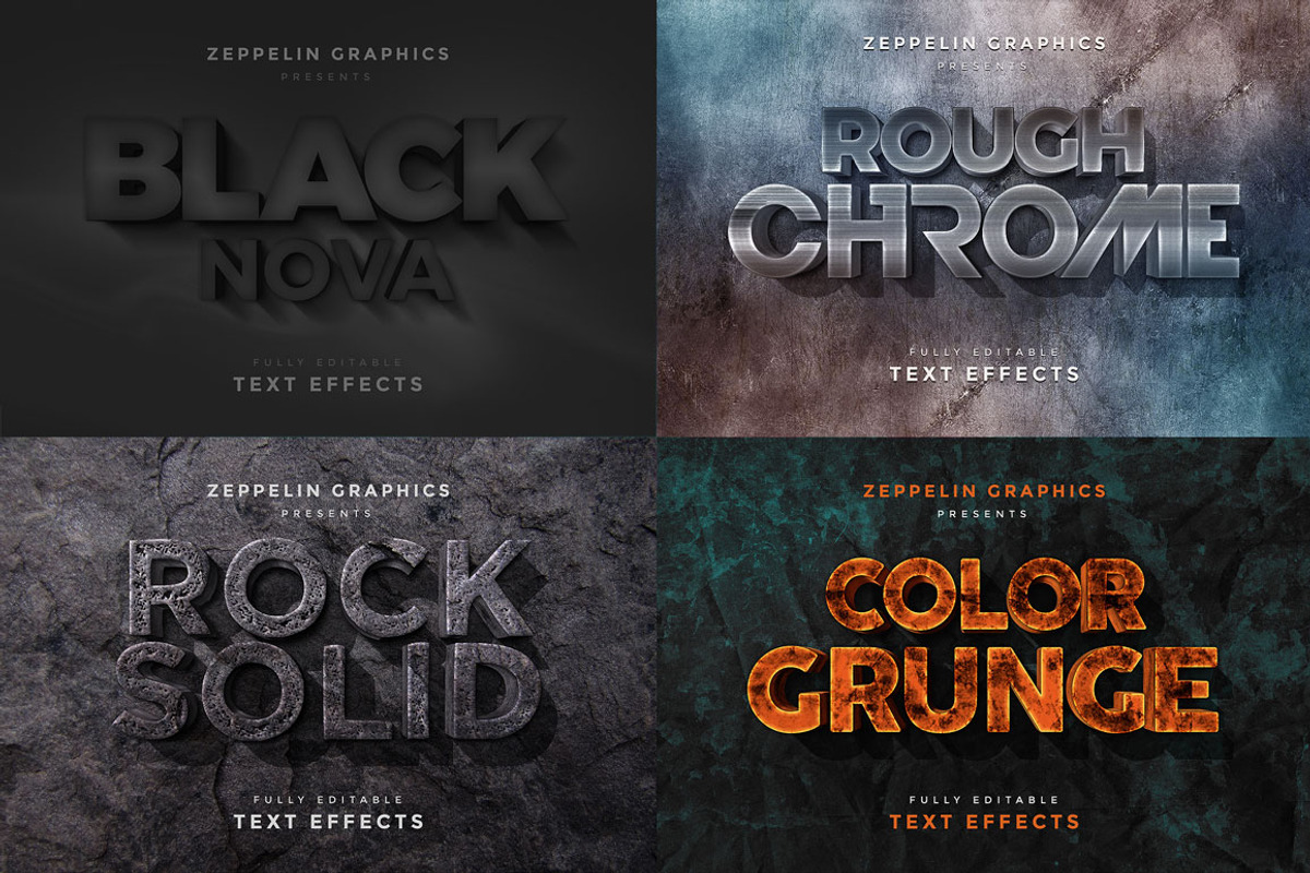 150 3D Text Effects for Photoshop, a Brushes & More by Graphicdome (Photo 48 of 71)
