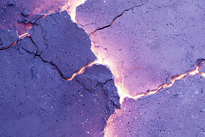 Macro mockup of textured gray surface with crack details and subtle glow effect, a Background Photo by AlyaAnd