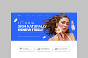 Beauty Product Landing Page, an UI Kit Template by CreativeShaper (Thumbnail 2 of 6)