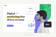 Digital Marketing PowerPoint, a Presentation Template by Pixslides (Thumbnail 5 of 6)