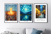 Art Poster Inspired by Van Gogh, a Decorative Illustration by Vibrand Studio (Thumbnail 11 of 12)