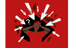 Misinformation vector illustration, a Person Illustration by Zaie