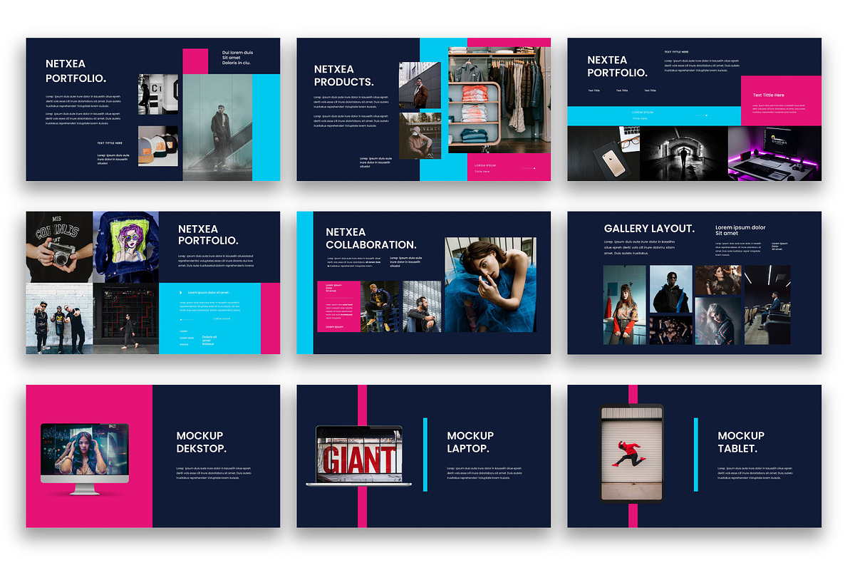 Netxea – Business PowerPoint, a Presentation Template by kreatifreya (Photo 4 of 5)