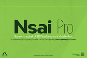 Nsai Pro, a Sans Serif Font by Aukimvisuel (Thumbnail 1 of 15)