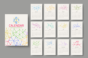 Geometrical calendar of 2016