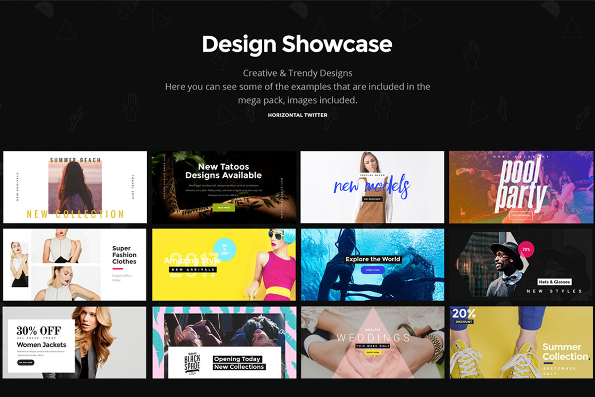 Aibe - 100 Social Banners - 40% OFF, a Templates & Theme by design.supply (Photo 6 of 8)