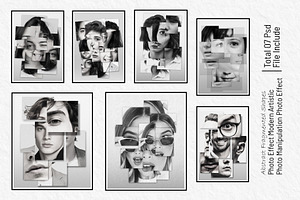 Abstract Fragmented Shapes Template, an Action Add-On by MRI STUDIO