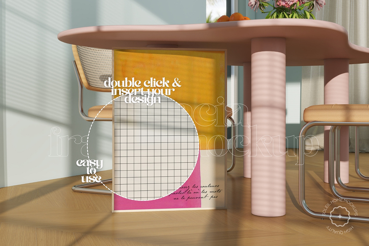 ACACIA | Dopamine Frame Mockup Set, a Household Mockup by SoleilHomeMockups (Photo 2 of 12)