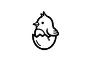 Cute Easter Chick Hatch Vector Bundl, an Illustration by jahid234 (Thumbnail 45 of 51)