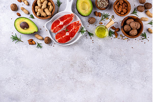 Healthy fat concept. Product with, a Food & Drink Photo by Yulia Furman