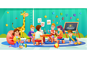Kids Kindergarten Collection, an Education Illustration by YG Studio (Thumbnail 10 of 11)