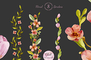 Watercolor Floral DIY Pack, a Decorative Illustration by NataliVA (Thumbnail 4 of 5)