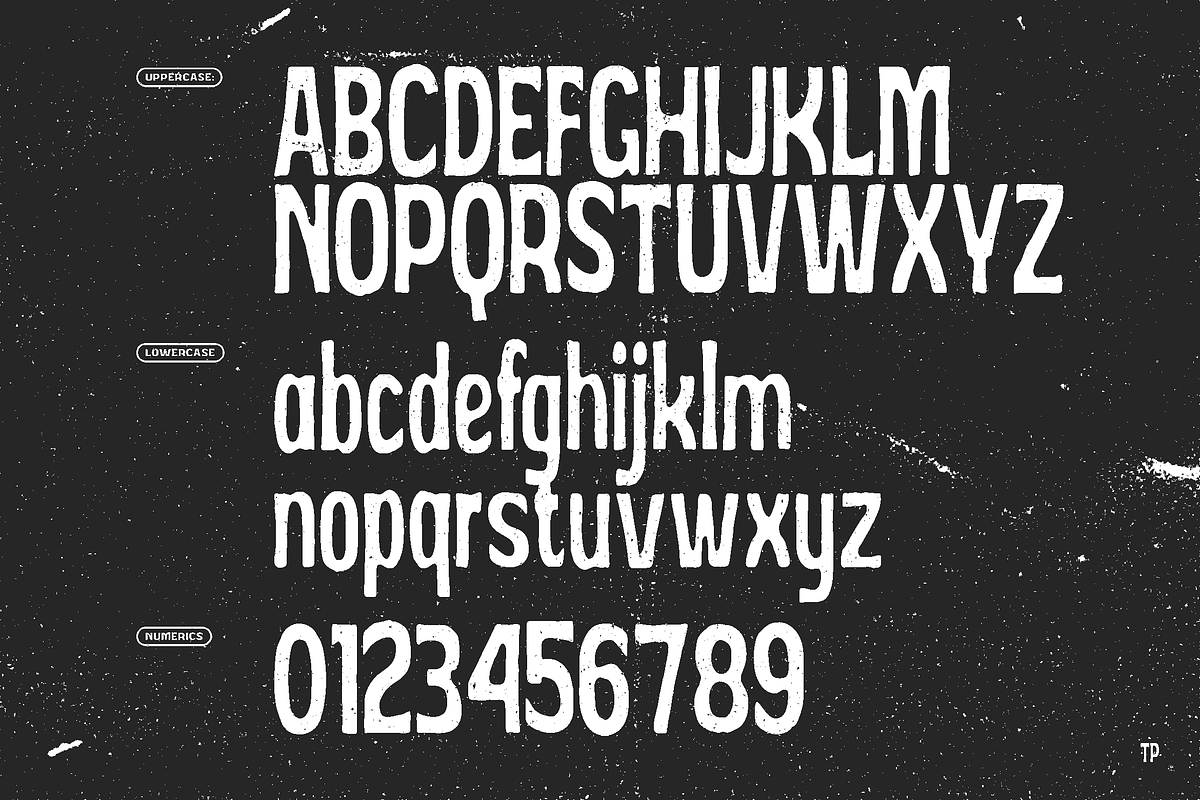 Basehand - Rough Condensed Font, a Sans Serif Font by Typeparties (Photo 9 of 9)