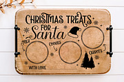 Santa Tray SVG for Christmas Treats, an Illustration by Etcify (Thumbnail 2 of 3)