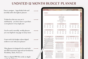 Digital Budget Planner IPad