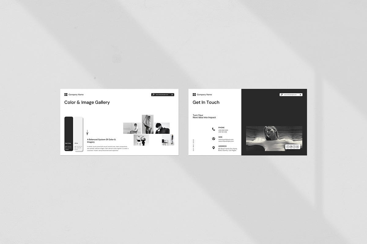 Minimal PowerPoint Template, a Presentation Template by evgenystudio (Photo 6 of 6)
