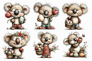 Whimsical Easter Koala Clipart, an Illustration by Libby Wishes (Thumbnail 3 of 7)