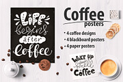 Coffee lettering posters, an Illustration by Giraffarte (Thumbnail 1 of 7)
