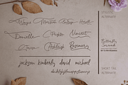 Butterfly Serenade Font, a Handwritten Font by Letterhanna Studio (Thumbnail 12 of 13)