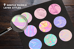 Vivid Marble Effect For Photoshop