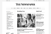 Magazine Editorial WordPress Theme, a WordPress Template by Elite Templates (Thumbnail 1 of 10)