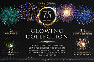 VECTOR GLOWING COLLECTION / BRUSHES
