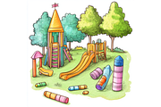 Prompt Crayon Children Clipart, a Decorative Illustration by Creative design (Thumbnail 7 of 7)