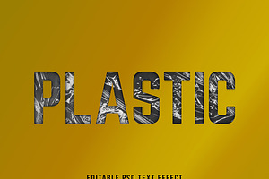 Plastic Text Effect