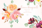 Autumn watercolour bouquets, an Education Illustration by LABFcreations (Thumbnail 5 of 5)
