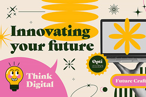 Innovation and Solution Banner, an Object Graphic by Creative Graphics