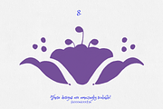 Purple Mexican Otomi Clipart Bundle, a Texture Illustration by Minky Moo Creations (Thumbnail 6 of 10)