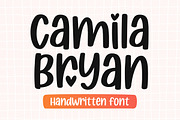 Camila Bryan - Handwritten Font, a Handwritten Font by Jozoor (Thumbnail 1 of 8)