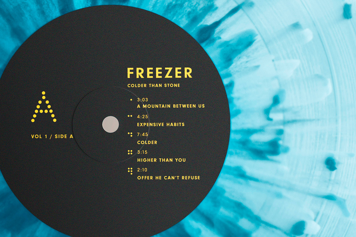 Colored Vinyl Record Mockup, a Product Mockup by Jacob Waites (Photo 5 of 5)
