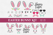 Easter Bunny Face Creator Kit, an Illustration by Peachycottoncandy (Thumbnail 1 of 5)
