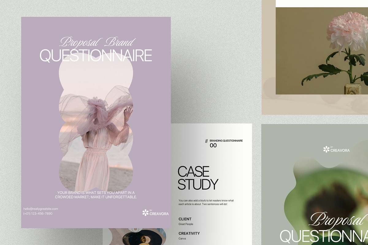 Asyana - Proposal & Questionnaire, a Templates & Theme by Creavora (Photo 2 of 12)