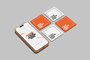 Instagram Post Mockup(Scene Creator), an iPhone Mockup by Graphiculon (Thumbnail 6 of 11)