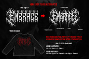 Embrace Death Metal Font, a Blackletter Font by Fonday Studio (Thumbnail 15 of 16)