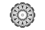 Modern Black and White Mandala Pack, a Decorative Illustration by NJ Himel (Thumbnail 16 of 101)