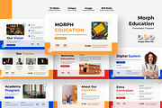 Morph Education - Google Slides, a Presentation Template by Iqsiart Studio (Thumbnail 1 of 3)