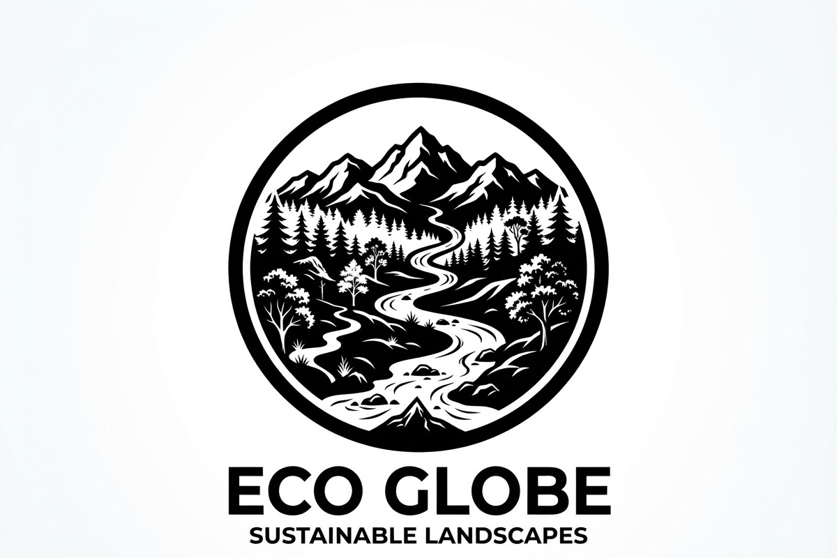 60 Eco Globe Landscape Silhouette, a Technology Illustration by Amazin_art (Photo 25 of 29)