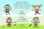 Happy Kids - Playful Font, a Handwritten Font by BearyType Studio (Thumbnail 12 of 13)