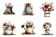 Spring Easter Watercolor Bundle, an Illustration by CreationArt (Thumbnail 4 of 6)