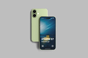 iPhone 17 Mockup, an iPhone Mockup by graphicsecond (Thumbnail 2 of 6)