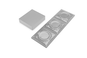 Condom Mockup