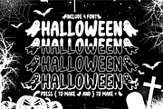 Halloween Include 4 File Fonts, a Script Font by NJ Studio (Thumbnail 2 of 14)