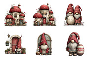 Easter gnome gingerbread house Png, an Illustration by SinaCreation (Thumbnail 5 of 11)