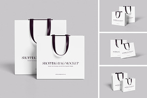High-Quality Shopping Bag Mockup, an Advertising Mockup by swsi-studio